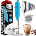 thumbnail image 1 of Batidor portátil Milk Frother Zulay Kitchen Tornado, azul turquesa, 1 of 7
