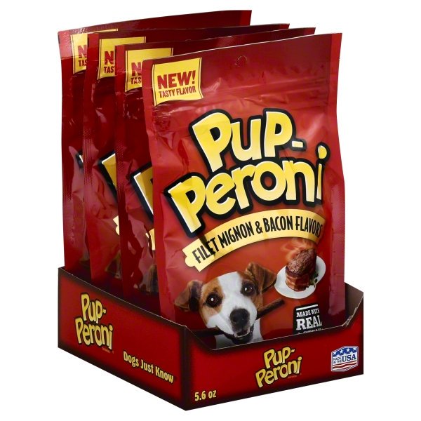 PupPeroni Filet Mignon & Bacon Flavors Dog Snacks, 5.6Ounce Walmart