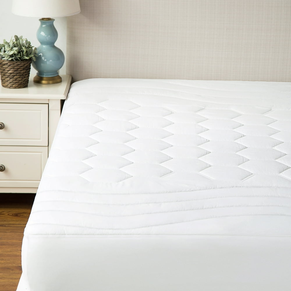 Bedsure Hypoallergenic Antibacterial Quilted Mattress Pad Ultra Soft