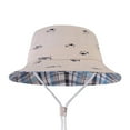 thumbnail image 4 of Cartoon Poisson Imprimé Enfants Été Chapeau de Protection UV Seau Bouchon avec Jugulaire, 4 of 10