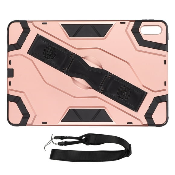 FYBTO Tablet PC Case 10.95in Slim Heavy Duty Shockproof Rugged Tablet Case for Matepad 11 (2021) With Shoulder StrapRose Gold-0905