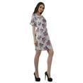 thumbnail image 4 of Moomaya Birthday Dresses Women Printed Work Dress Women Office V Neck Dresses, 4 of 6