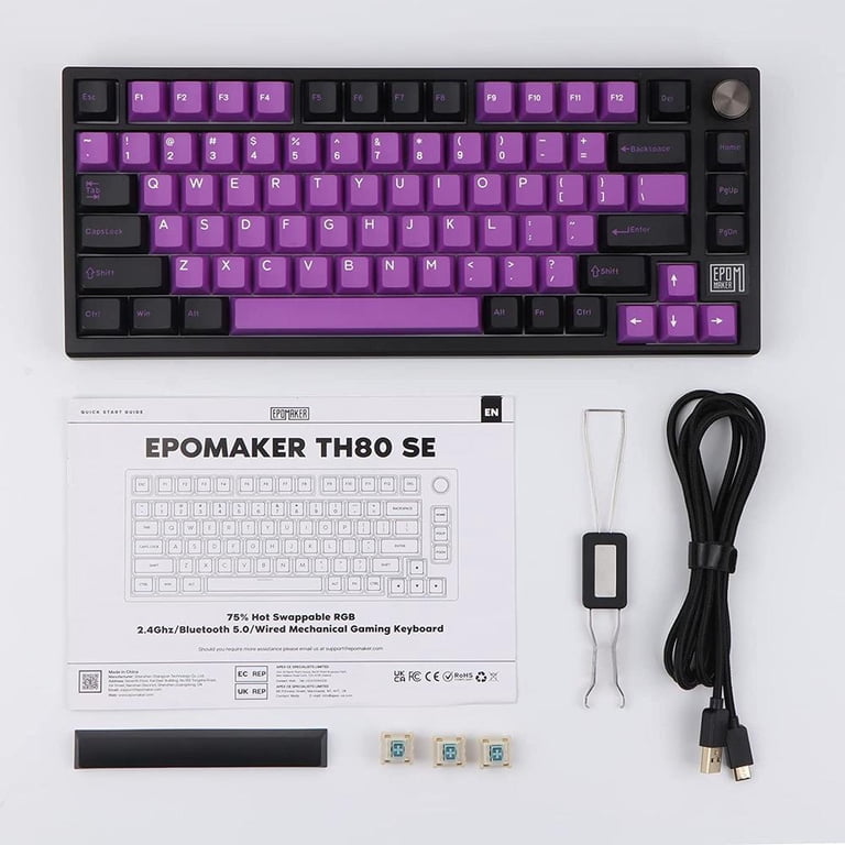 EPOMAKER TH80 SE Gasket 75% Mechanical Keyboard, NKRO Hot