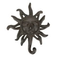 thumbnail image 2 of Pack Of 2 Cast Iron Western Rustic Belenos Sun God Shaped Wall Coat Hooks Decor, 2 of 7