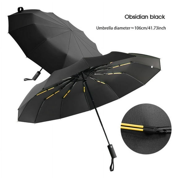 Reinforced 24-Rib Windproof Umbrella for Men and Women