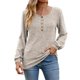 thumbnail image 1 of Qucoqpe - Sudadera tipo túnica de manga larga con cuello redondo, informal, para mujer, otoño, en liquidación, 1 of 1