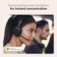 thumbnail image 3 of Auriculares con micrófono Jabra Evolve2 40 SE con cable, cancelación de ruido, USB-C, 3 of 8