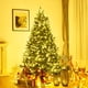 thumbnail image 2 of Costway Árbol de Navidad preiluminado de 210 cm con bisagras 460 luces LED Piñas de pino, 2 of 3