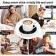 thumbnail image 4 of Cup Warmer Beverage Warmer With Electric Plate Up To 80 For Office, Coffee Cup Warmer With 3 Temperature Settings For Heating Coffee, Tea, Milk Chocol, 4 of 5