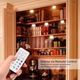 thumbnail image 4 of 18W Iluminación Debajo Del Gabinete Foco De Cocina Lámpara LED Inalámbrica Para Armario Con Control Remoto, Impermeable IP44, Paquete De 6 [Clase de eficiencia energética A+], 4 of 5