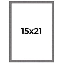 15x21 Frame Blue Kingsley Pewter Solid Wood Picture Frame Width 0.75 Inches |Interior Depth 0.5