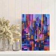 thumbnail image 2 of Abstract Circles Textured Geometric Modern Canvas Wall Art for Living Room Bedroom Office Bathroom Hotel Lobby Decor, 2 of 8