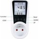 thumbnail image 5 of Desiderio Toma Vatímetro, Medidor de Energía CA 230 V Medidor de Consumo de Energía, Toma de Monitor de Uso de Electricidad con Pantalla LCD - Enchufe de Francia, 5 of 5