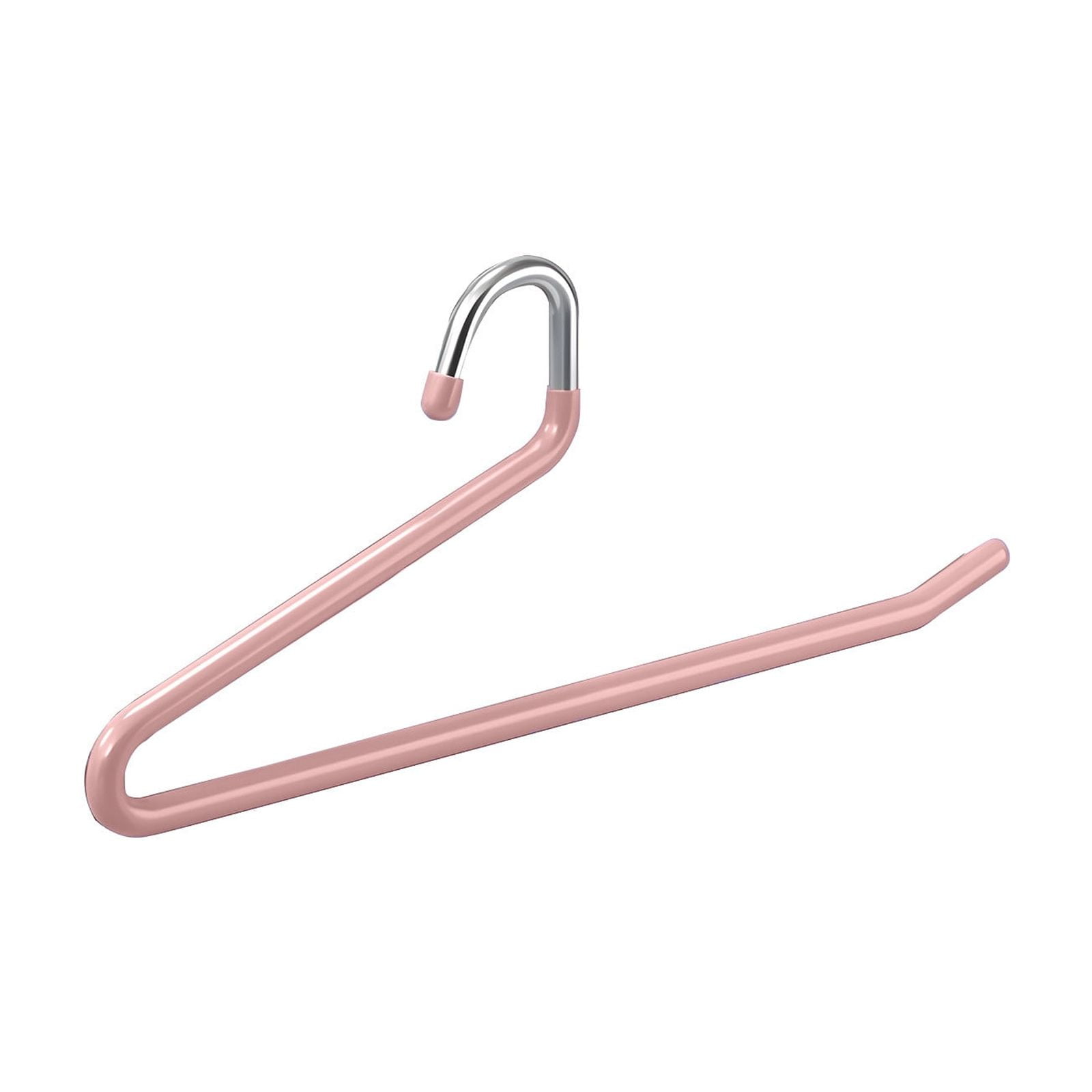 10 Pack Open Ended Pants Hangers, Heavy Duty Non Slip for Closet, Space Saving Trouser Hangers, Non Marking Contoured Hangers, Metal Pant Hanger for Jeans, Trouser, Leggings, Slacks, Underwear