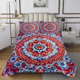 thumbnail image 1 of Erosebridal Bohemian Mandala Coverlet Set Queen, Hippie Floral Bedding Set, Microfiber, 1 of 5
