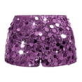 thumbnail image 5 of Landzoo One Elegant Festival Mini Shorts For Casual Partywear Shorts With Glimmering Sequins And Flirty Low Rise Fit Stylish Beautiful Women's Casual Pants, 5 of 8