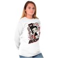thumbnail image 4 of Kanji Style Retro Cartoon I'm a Boop Women's Long Sleeve T Shirt Brisco Brands S, 4 of 6