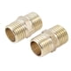 thumbnail image 1 of Adaptador de conector de nipple de rosca macho de 1/4"PT de 2 piezas, 1 of 1