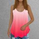 thumbnail image 1 of Puntoco Tops de cuello cuadrado para mujer, blusas casuales de moda de verano con estampados, blusas holgadas de cuello redondo sin mangas, 1 of 5
