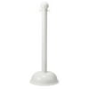 BRADY 92120 Barrier Post,41 In. H,White,PK6