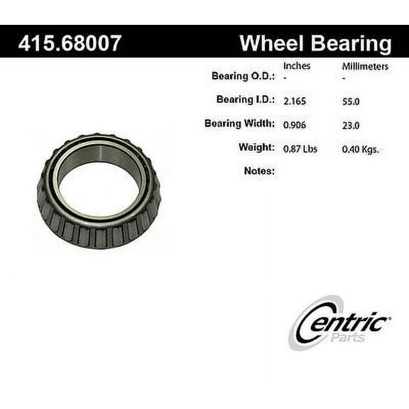 Centric 415.68007E Wheel Bearing