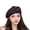 Black, variant on Beret Cap Classic Painter Adjustable Soft Warm England Style Polyurethane fiber Fashionable Casual for Birthday Valentine Daily Party