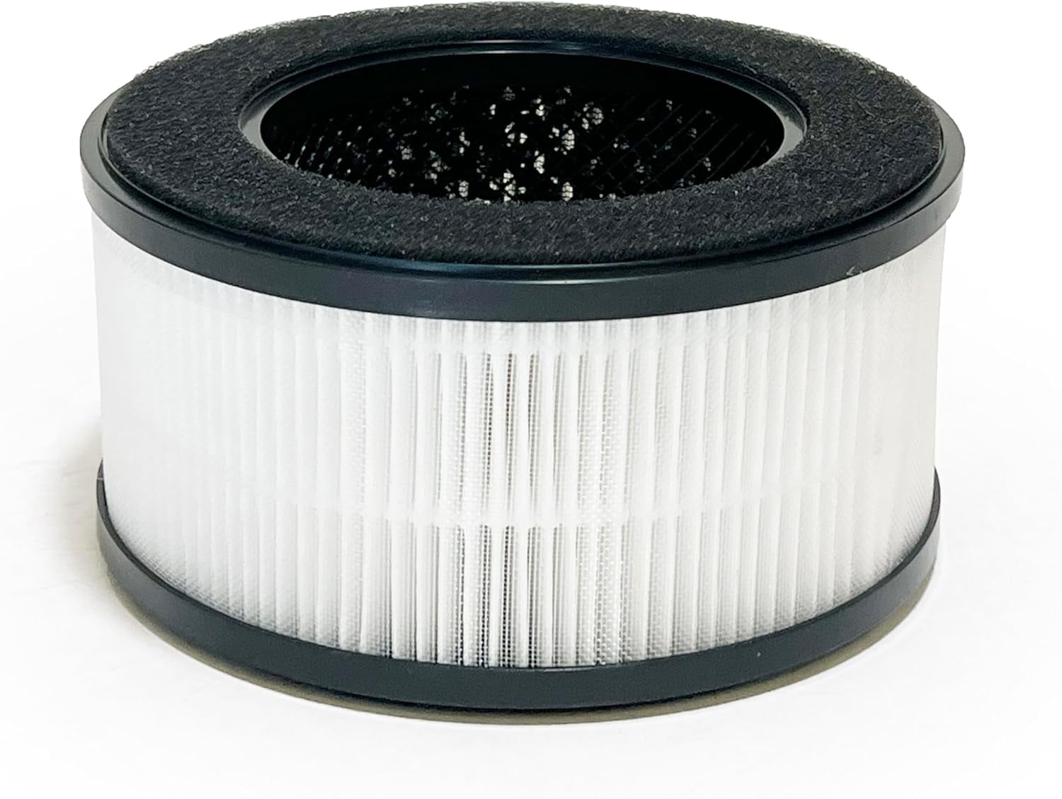 Nispira BS-01 3-In-1 True HEPA Filter Replacement Compatible with Slevoo Air Purifier BS-01 | Removes Smoke, Chemical VOCs, Odor | 3 Pack