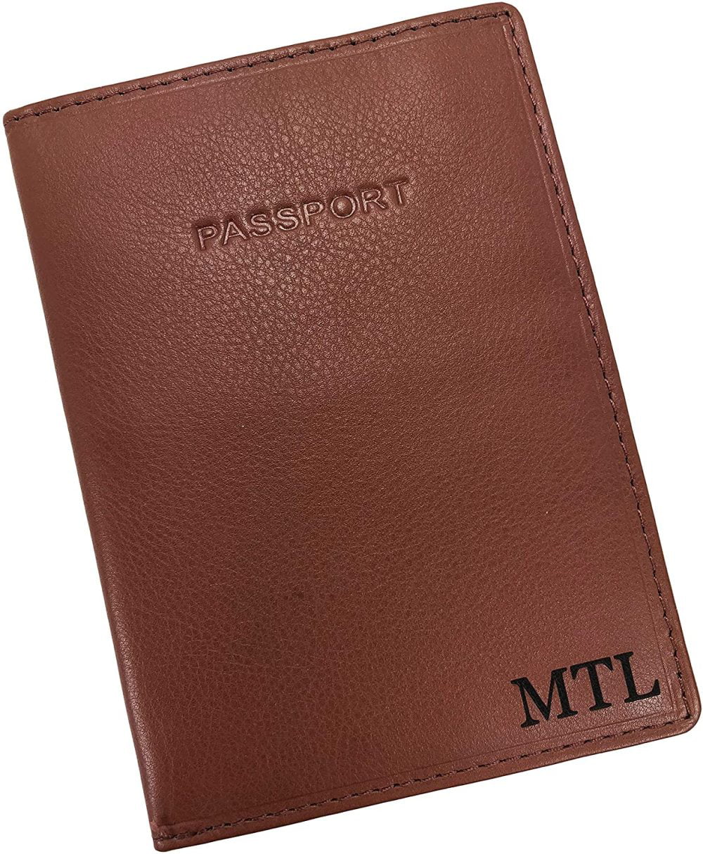 Personalised Mens Leather Card Wallet with RFID Fraud protection free engraving 