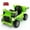 Green, variant on Costway Kids Ride-On Dump Truck with Wireless Connection Music LED Lights Soft Start Yellow