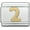 2, variant on Italian Bracelet Number Charms, 9mm Gold Number Stainless Steel Charm Link (1)