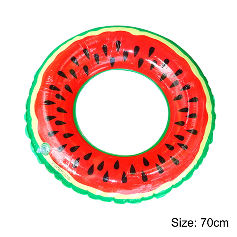 Swimming Pool Beach Inflatable Adult Baby Safety Swimming Ring Circle Watermelon 