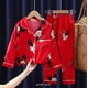 thumbnail image 1 of Disney-Conjunto de pijama de seda satinada para niños, ropa de dormir, pantalones, Tops, adolescentes, niñas, niños, Mickey y Minnie, de 3 a 10 años, 1 of 3