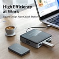 thumbnail image 3 of ORICO 8in1 USB C Laptop Docking Station & VGA Multi-USB PD100W SD&TF Audio, 3 of 7