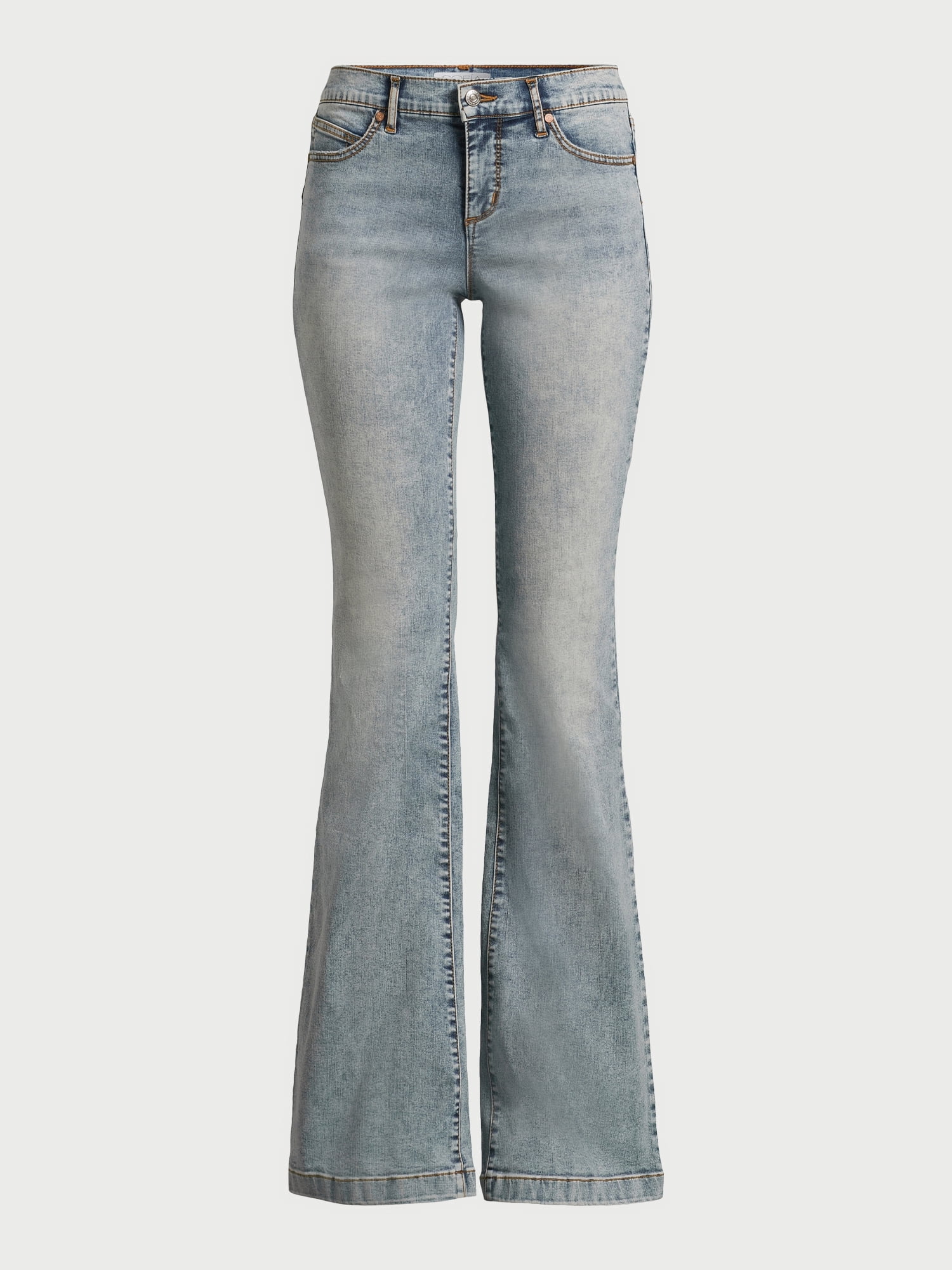 Sofia Jeans Women's Lift and Sculpt Flare Low Rise Jeans, 33.5" Inseam, Sizes 0-20