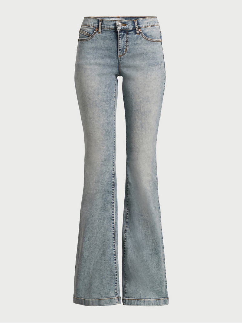 Sofia Jeans Women's Lift and Sculpt Flare Low Rise Jeans, 33.5