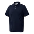 thumbnail image 2 of Big and Tall Polo Shirts for Men – Casual Short Sleeve Polo Stretch Jersey with Tonal Buttons – Sizes XLT-8XLT Navy 3XL, 2 of 6