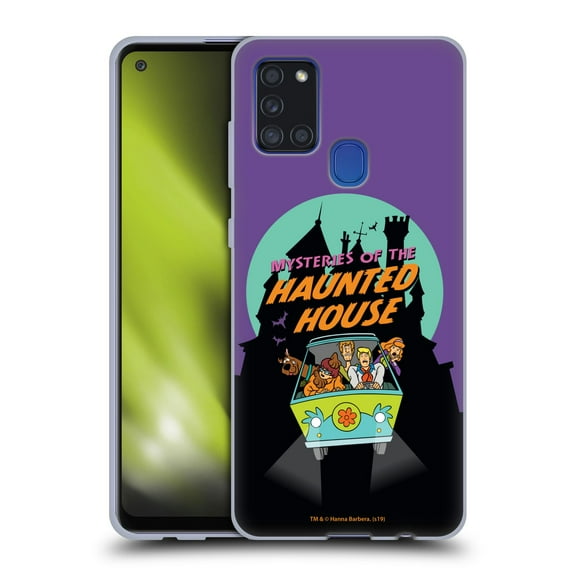 Head Case Designs Officially Licensed Scooby-Doo Seasons Haunted House Soft Gel Case Compatible with Samsung Galaxy A21s (2020)