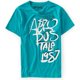 thumbnail image 1 of Camiseta gráfica Aeropostale Aero 1987 Graffiti verde pequeña, 1 of 1