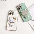 thumbnail image 2 of Motorola Moto G9 G60 G50 G52 G22 G30 Power Plus Play 5G Funda Celular Suave Para De Cartoon Anime Cats Mirror Folding Bracket, 2 of 4