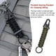 thumbnail image 3 of Scienceny Paracord llavero al aire libre 242lbs mosquetón supervivencia llavero cuerda hebilla mochilero cordón pesca verde Type3 NO3 Scienceny TO008593-01, 3 of 6