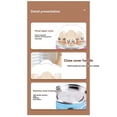 thumbnail image 2 of Automatic Power-Off Egg Cooker Household Multifunctional Steamed Egg Milk Frozen Egg Cooker Breakfast Artifact US Plug, 2 of 6