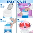 thumbnail image 6 of EcoEarth Snow Cone Machine, Manual Ice Shaver & Crusher, Shaved Ice Slushie Maker for Home Use, 6 of 9
