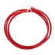 thumbnail image 1 of 1 Pcs Cable Inversor de Batería 10 AWG Gauge 6FT 3/8" Lug 5/16" Lug Cable de Batería Universal para Automóvil Vehículo Barco RV Solar Cobre Estañado Rojo, 1 of 7
