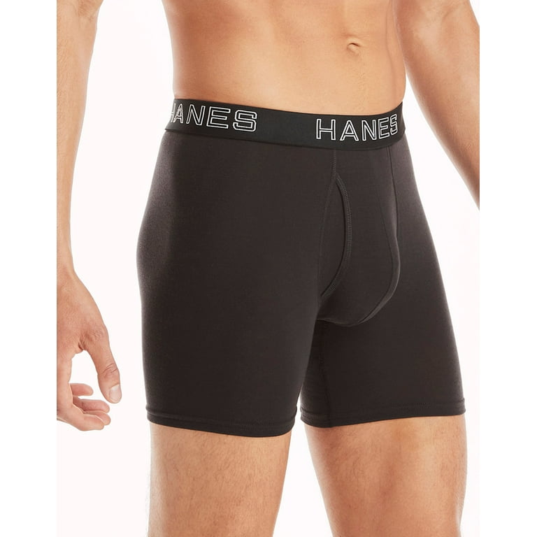 Hanes Men's Comfort Flex Fit Total Support Pouch X-Temp Boxer Briefs  (10-Pack) 