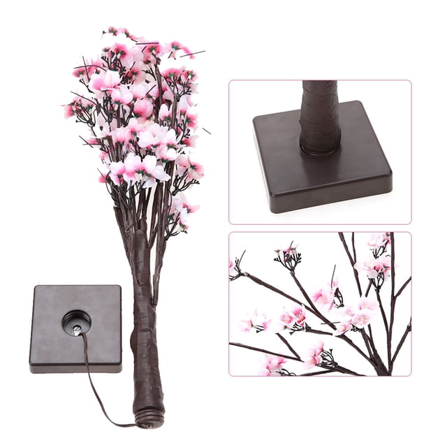 Lámpara LED, 24 piezas para interiores, luz LED decorativa de cerezo, luz LED para escritorio, durabilidad probada en el tiempo