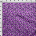 thumbnail image 4 of oneOone Cotton Flex Purple Fabric Tropical Dress Material Fabric Print Fabric By The Yard 40 Inch Wide, 4 of 5