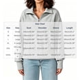 thumbnail image 3 of AloohaidyvioNo Boundaries Womens Half Zip Sweatshirt Soft Fleece Lined Long Sleeve Pullover, Fall Loose Casual Workout Lounge Quarter Zip Tops, 3 of 9