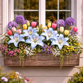 thumbnail image 2 of Navona White Asiatic Lily Bulbs for Planting – Pure White Hardy Perennial Blooms – Early Summer Garden & Cut Flower Favorite (3 Bulbs), 2 of 6
