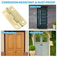 thumbnail image 5 of Uxcell Small Butt Hinges 1-3/16 Inch, Jewelry Box Hinge with Screw for Jewelry Wooden Boxes, Gold 8 Pack, 5 of 6
