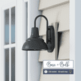 thumbnail image 6 of Prominence Home Brightondale Matte Black Farmhouse Outdoor LED Wall Light, 6 of 6